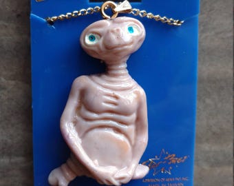 E.T. vintage necklace Extra Terrestrial badass jewlery