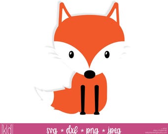 Fox svg - Fox svg file - Fox Clipart - Woodland svg - Animal svg - Fox Cut File - Fox Vector