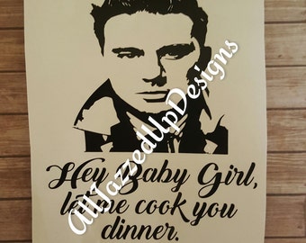 Channing Tatum and Ryan Gosling Crockpot Vinyl Decals