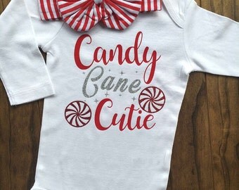 candy cane cutie shirt