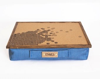 Laptop Tray With Pillow / Serving Tray / Student Lap Desk / Laptop cushion / Light Laptop Table / Ergonomic laptop desk / Laptop Desk