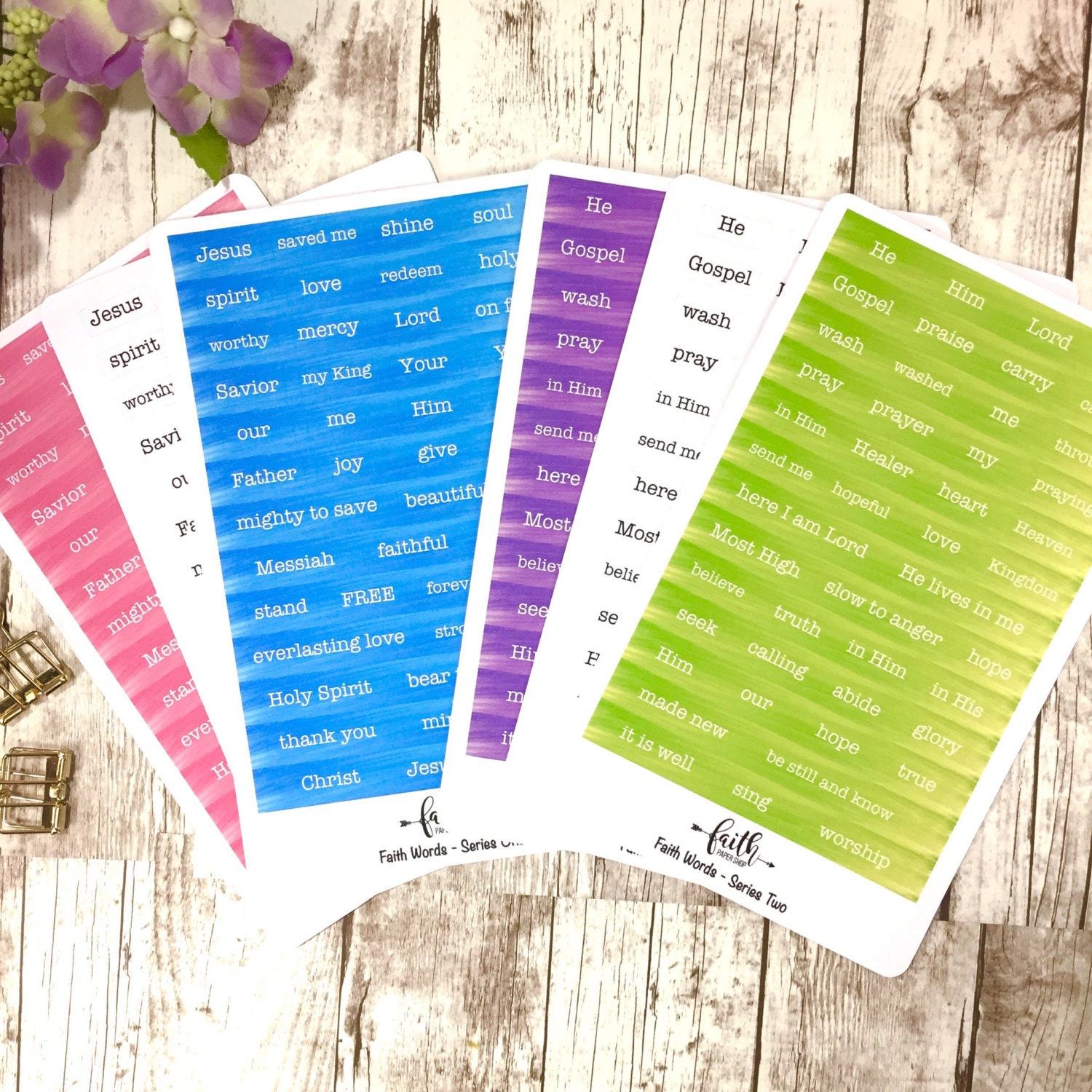 Bible Journaling Stickers Christian Stickers Faith