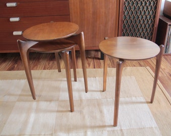 Vintage Adrian Pearsall for Craft Associates Stacking Tables 2496-ST