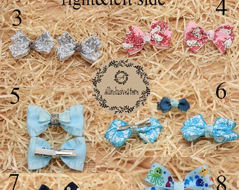 Personalizid hair clips, gerl ,Infant Hair Clips, Toddler Hair Clips,Baby Bow Clips,Baby Hair Clips,Baby Hair Bow,