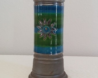 Vintage Rosenthal Netter Bitossi Londi Style Pottery Vase, Made in Italy, Vintage Bitossi Londi, Vintage Rosenthal Netter Bud Vase