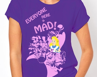 Disney's Alice in Wonderland: Mad Hatter's Tea Party Women's T Shirt