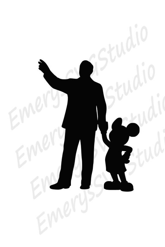 Download SVG File for Walt Disney and Mickey