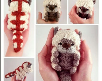 Appa Knitted Amigurumi PDF Pattern - From Avatar the Last Airbender