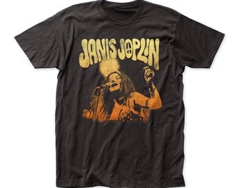 Janis Joplin Live Tee (JOP02) black