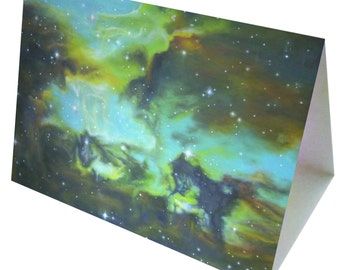 Magellan's Horse Nebula - Greeting Card