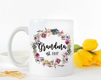 Grandma Mug, New Grandma Mug, New Grandma Gift, Grandma Gift, Grandma Present, Grandma Coffee Mug, New Grandparent, Pregnancy Announcement
