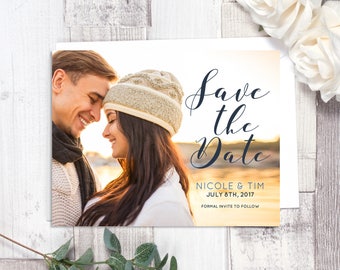 Save the Date Magnet (Printed), Save the Date photo magnet, Save the date, Custom Save the Date Magnet