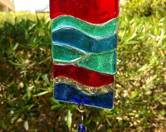 Fused Glass Suncatcher