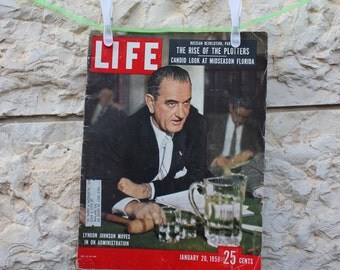 Vintage LIFE magazine 20 January 1958 // Vintage LIFE 1958 // Vintage LIFE // Vintage magazine //50s