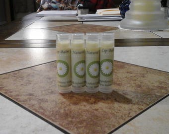 Lip Balm, Cocoa Butter, Aromatherapy, Coconut Oil, Vanilla Jojoba Oil, Beeswax, All Natural, Handmade, Nourishing Oils, Essential Oils
