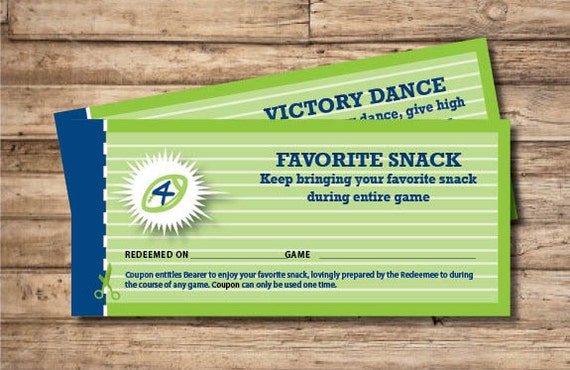 Wheelchair basketball coupon book