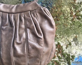 Handmade vintage Italian pleated purse