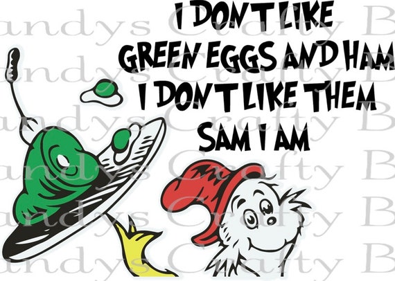 46+ Green Eggs And Ham Sam I Am Sign Images