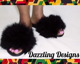 Furry Fashionable Footwear
