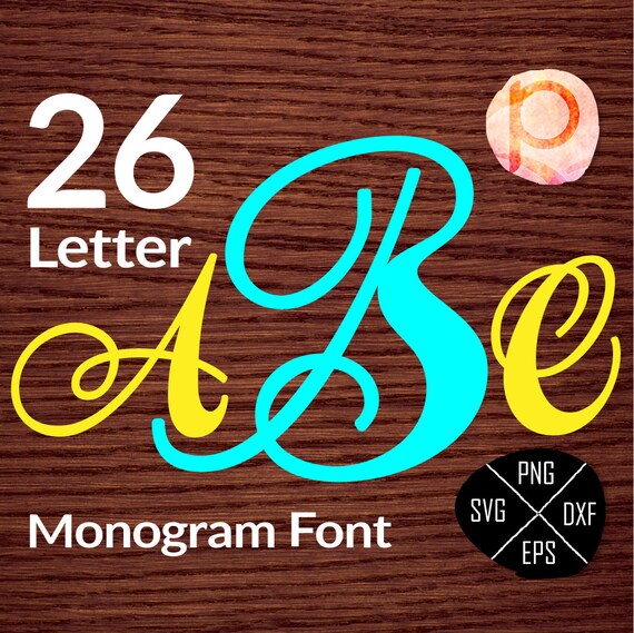 Download Fancy Single Letter MonogramInitial Font Letters