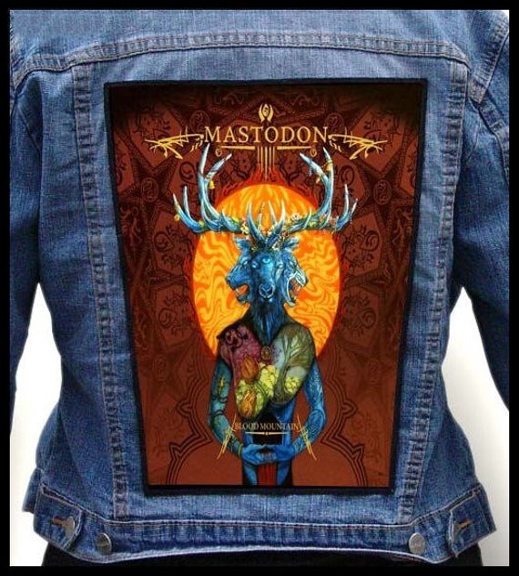 MASTODON Blood Mountain Backpatch Back Patch / Baroness