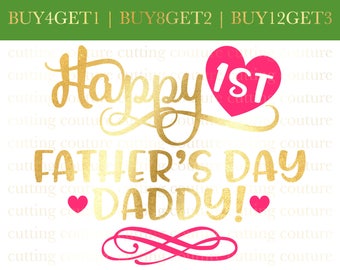 Free Free 118 Happy First Father&#039;s Day Svg SVG PNG EPS DXF File