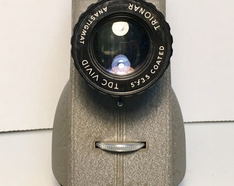 Projecteur De Diapositives ROB 61 Vintage Années 70 Avec Zoom P. Angénieux F.100mm
