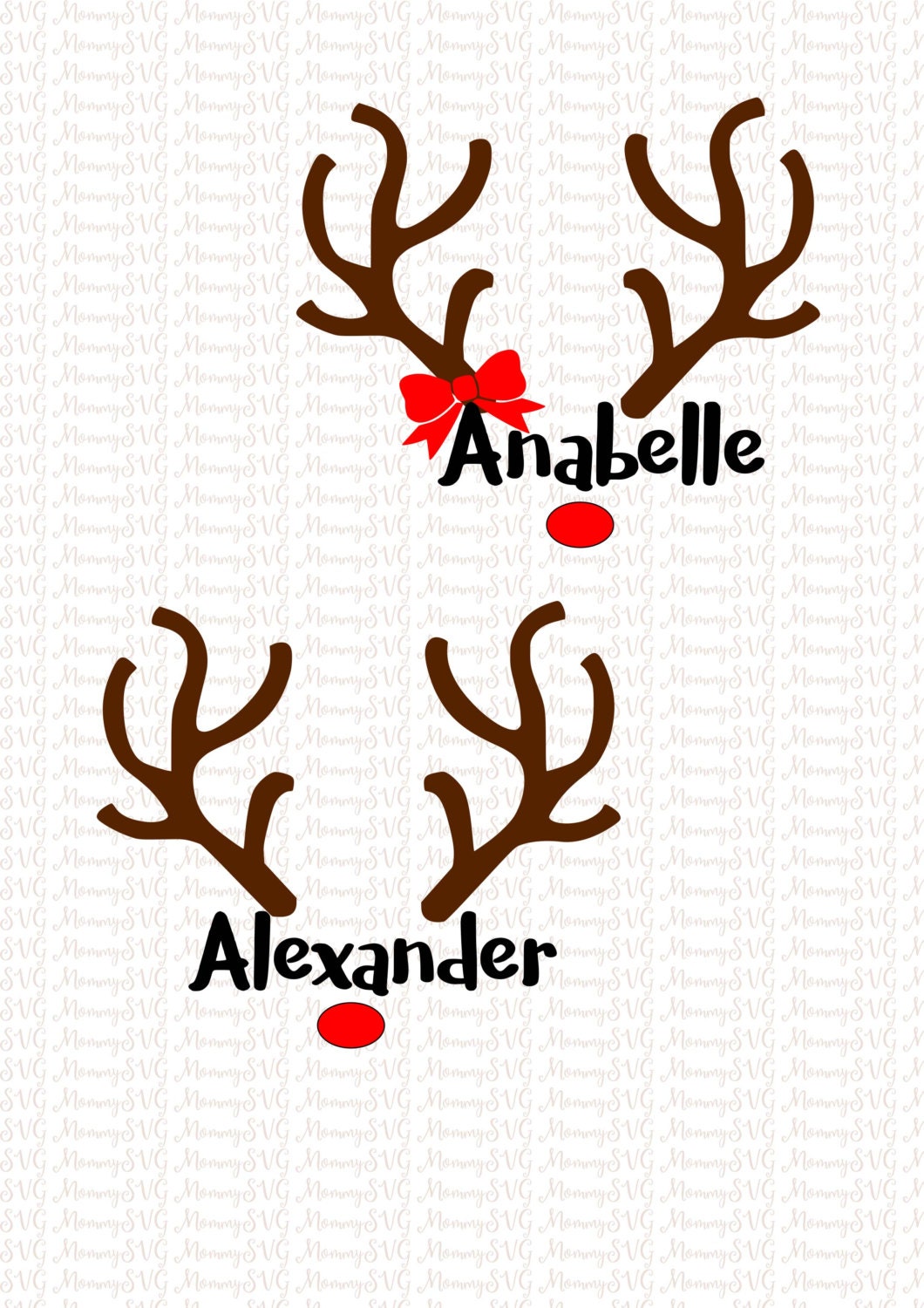 Download Reindeer Antlers Christmas SVG Cut Files Cricut PNG
