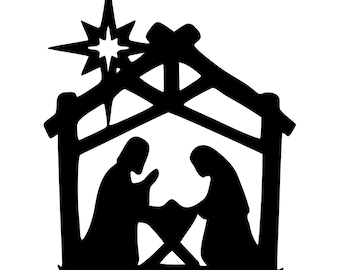 Download Nativity clip art | Etsy