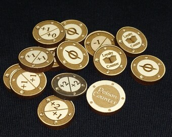 Wooden Counters for Magic the Gathering
