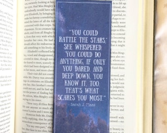 Throne of Glass Sarah J. Maas Quote Bookmark