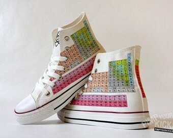 Periodic Table Custom Made Shoes