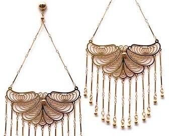 Edie Sedgwick Inspired Butterfly earrings Factory Girl