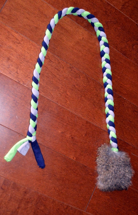 Stretchy Rabbit Fur Cat Toy