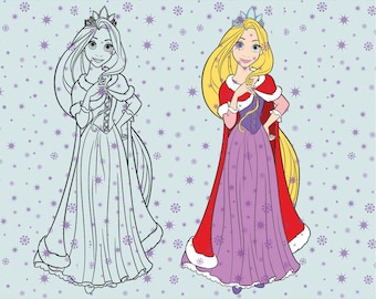 Free Free 224 Disney Princess Tangled Svg SVG PNG EPS DXF File
