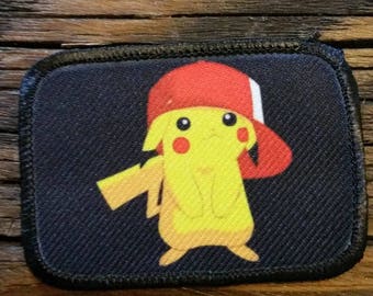 Pokemon, Morale Patches. Velcro Backed. Full Color, Pokemon Patch, Pikachu Patch, Tactical Patch, Patches, Pokemon Go, Custom Patch,