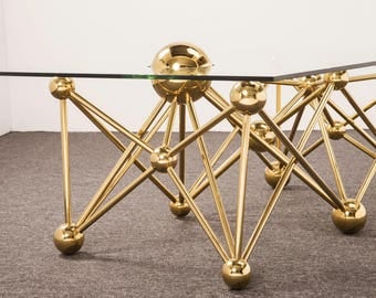 gold coffee table | etsy gold coffee table | etsy