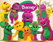 Barney birthday | Etsy