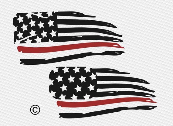 Download Firefighter flag svg Firefighter distressed flag svg