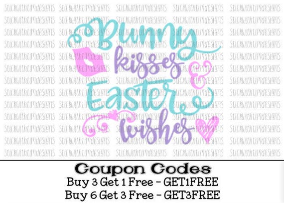 Download Bunny Kisses and Easter Wishes Svg Easter Svg Bunny Kisses svg