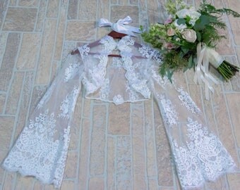 Bridal lace boleros, Collar Boleros, wedding lace boleros, Bolero Jackets, bridal boleros, lace boleros, wedding dress boleros. #B05A