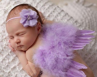 Newborn Angel Wings & Headband