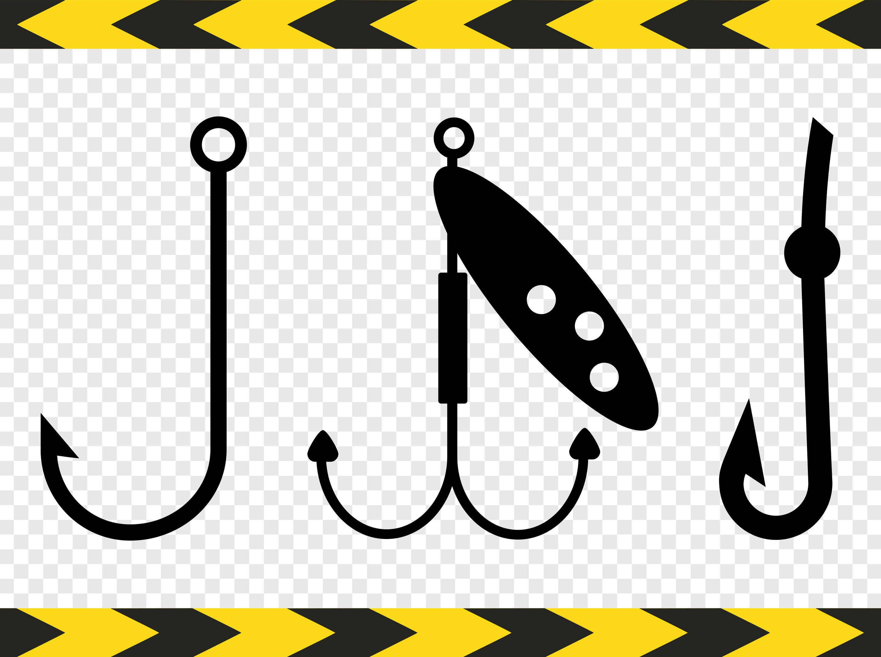 Download Fish hook Svg Fishing Clipart Cricut Silhouette Designs Dxf