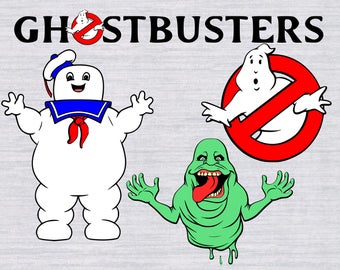 Ghostbusters SVG Bundle, Slimer svg, Puft svg, Ghostsbusters clipart, cutting file, cricut download, svg files for silhouette, cricut, dxf