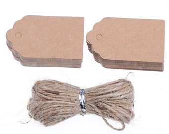 Kraft paper tags | Etsy