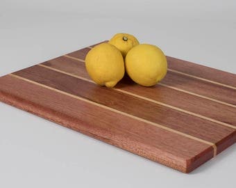 Mahogany and Maple Cutting Board