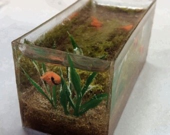 Fish Tank with Goldfish