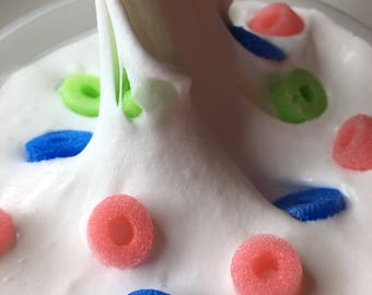 8oz Fruit Loops Cereal Slime