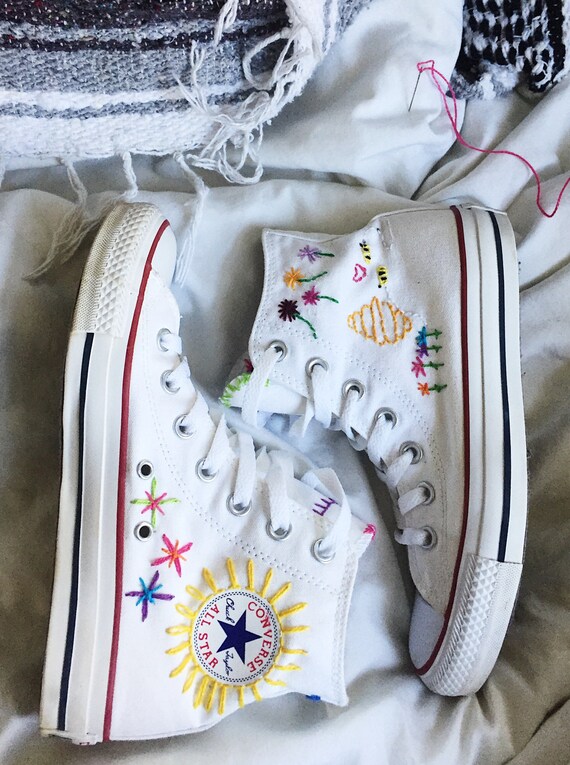 Custom Embroidered Converse