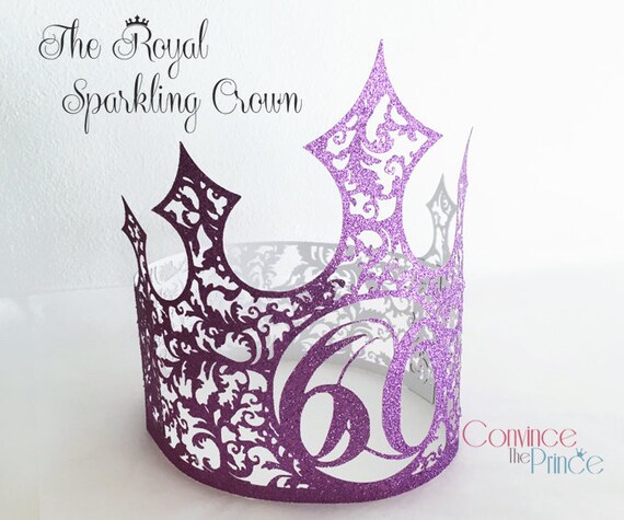 Download The Royal Sparkling Crown SVG JPG birthday crown template